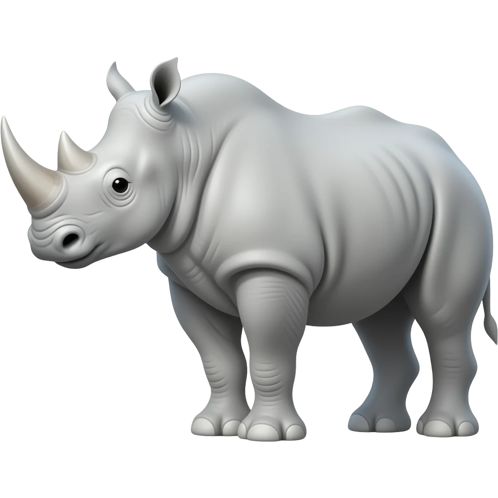 white rhino emoji