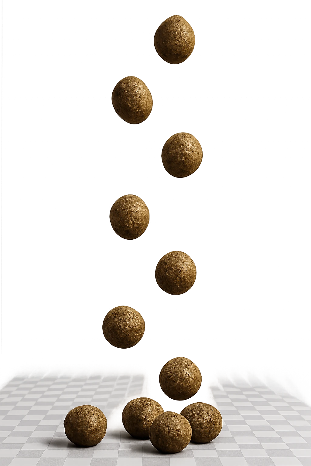 FECI DI ANIMALE A PALLINI CADONO DALL'ALTO emoji