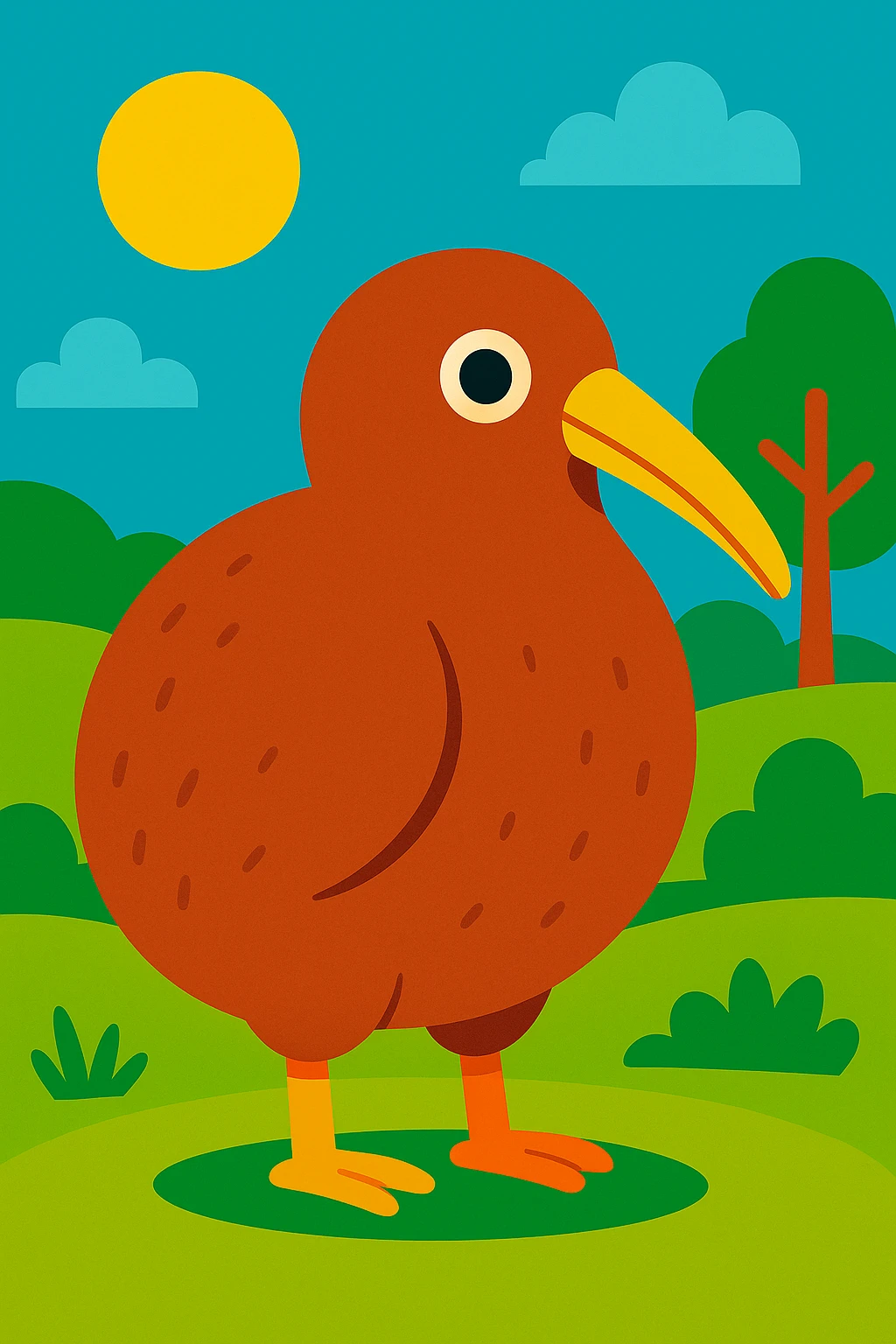 Kiwi bird emoji