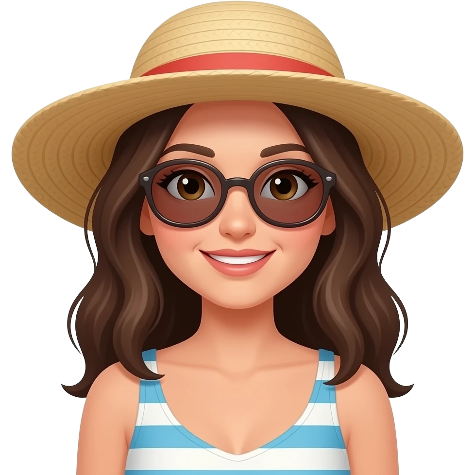 Summer woman emoji