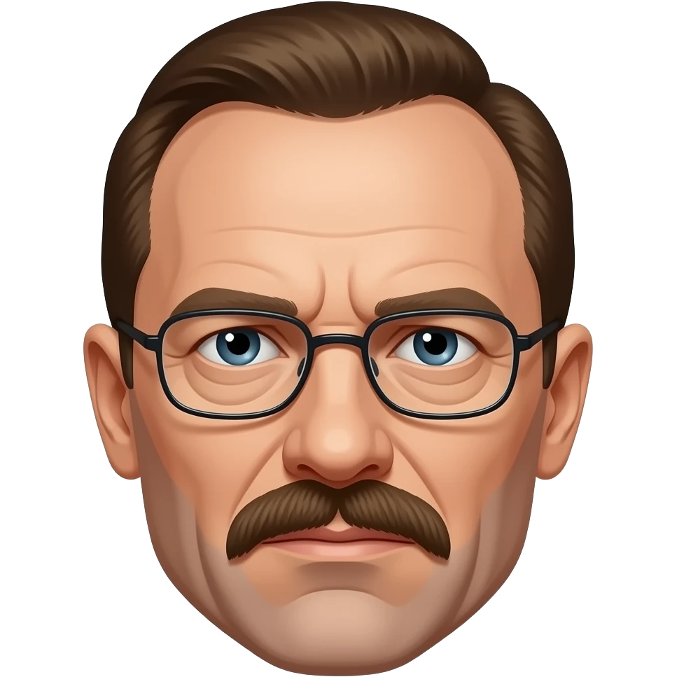 Heisenberg as a face emoji emoji