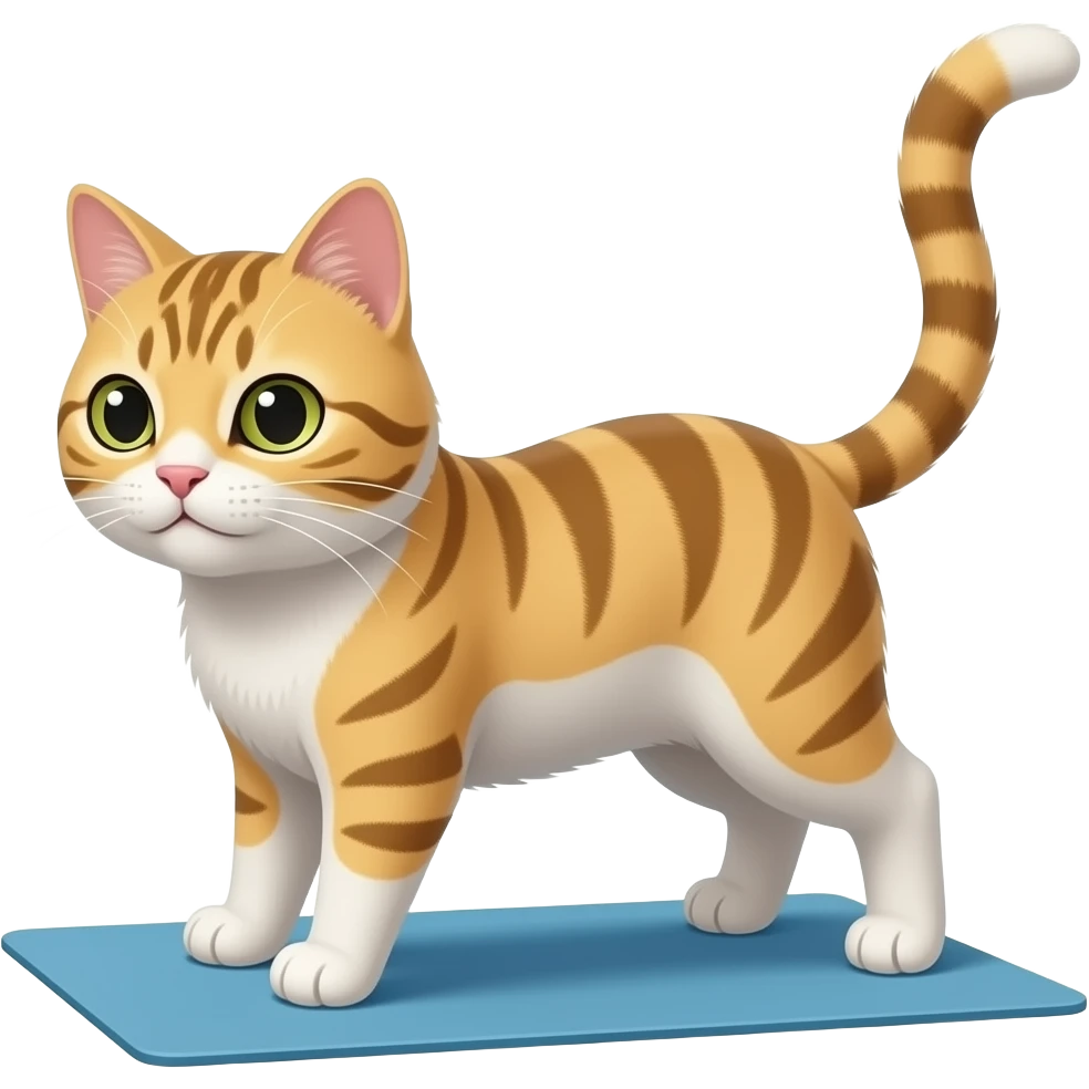 cat workout emoji