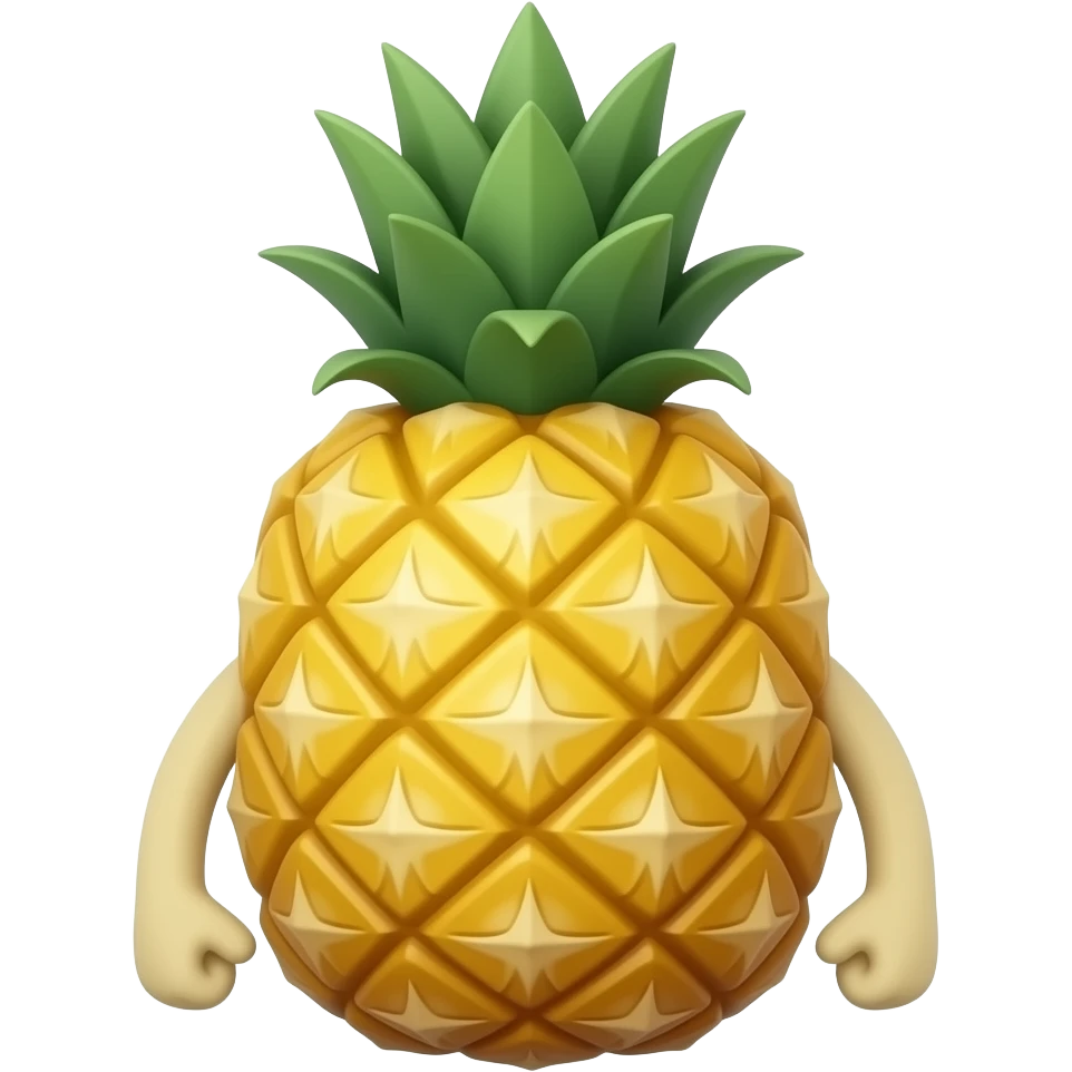 Upsidedown pineapple emoji