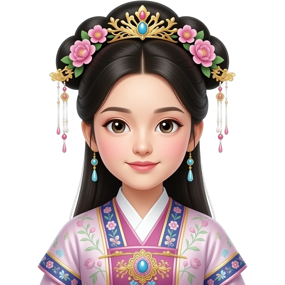 beautiful chinese 15 year old princess slightly anime emoji