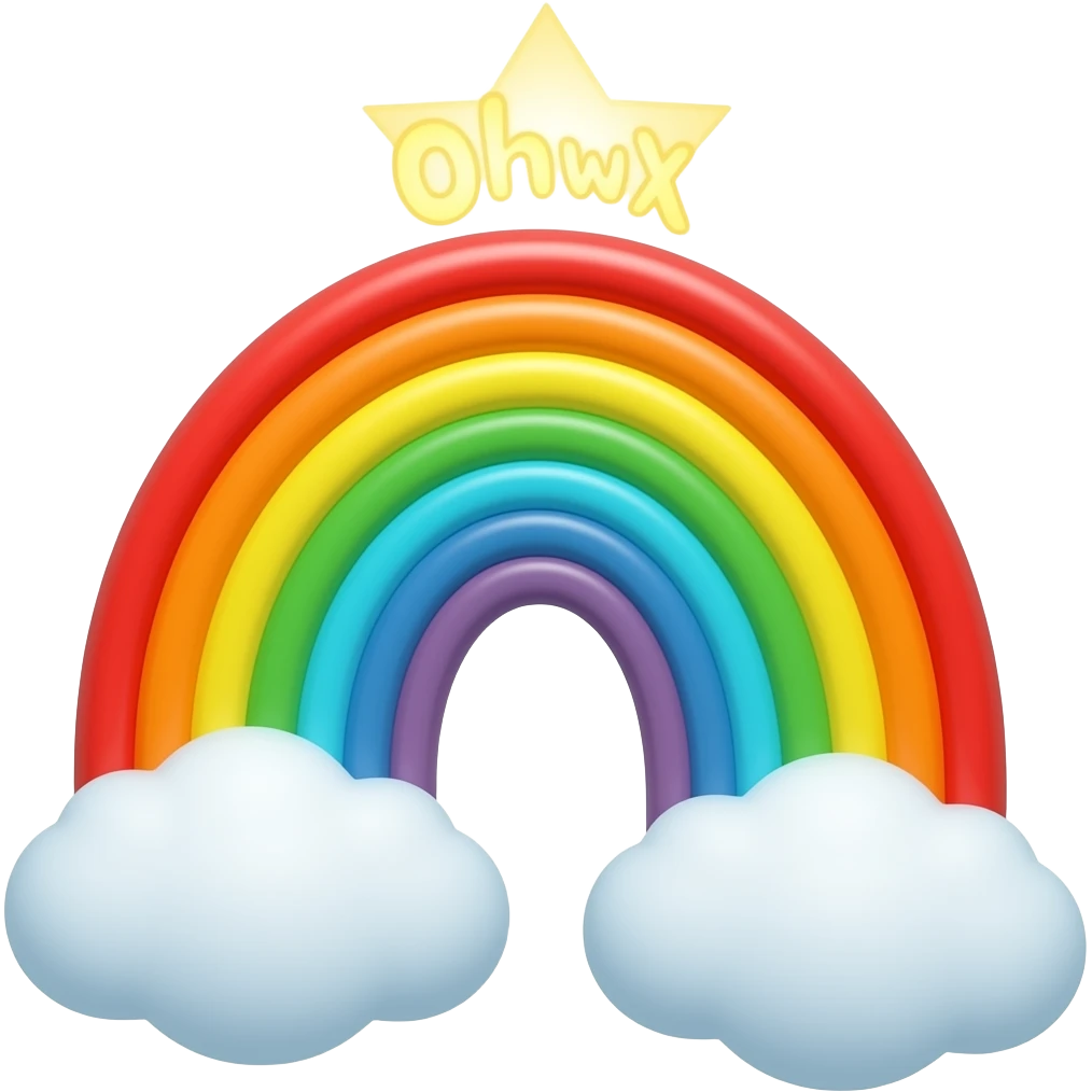 Rainbow emoji