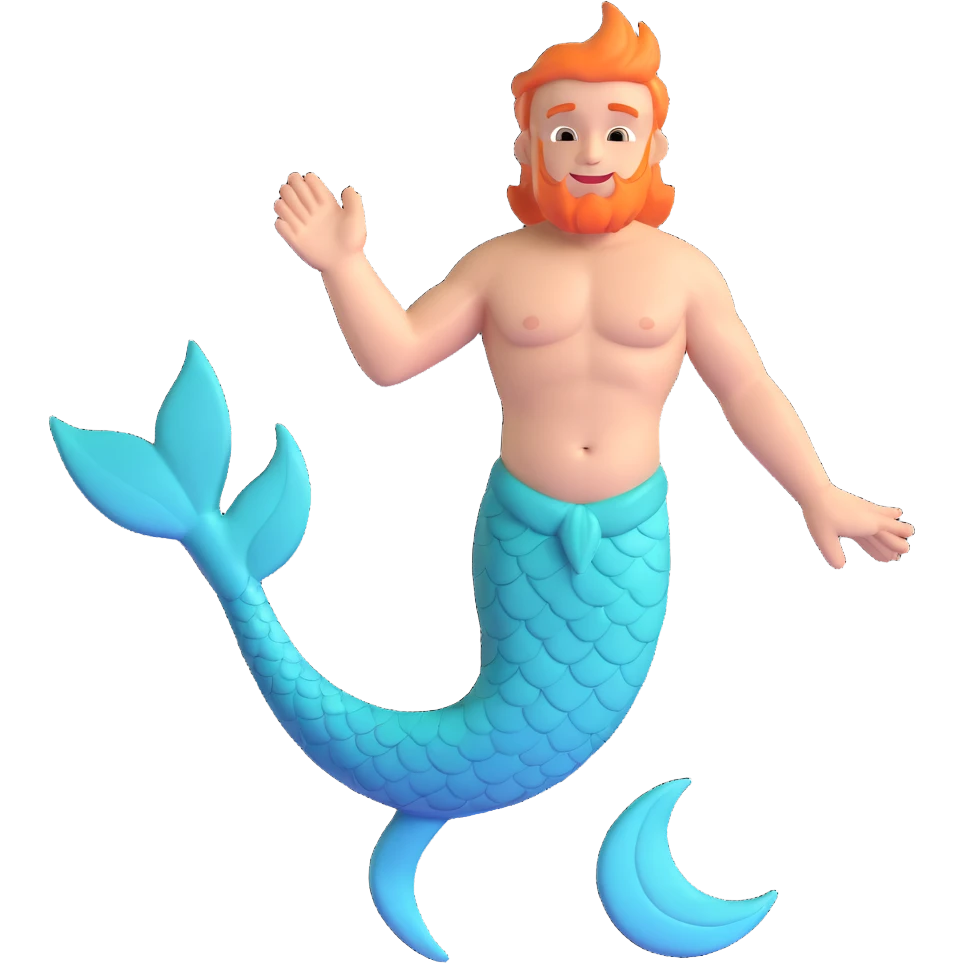 🧜🏻‍♂️ emoji