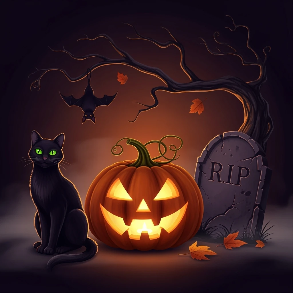 Halloween, remove background emoji