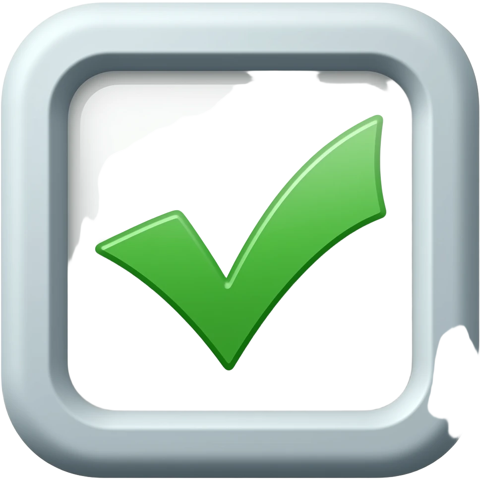 Email icon with a checkmark emoji