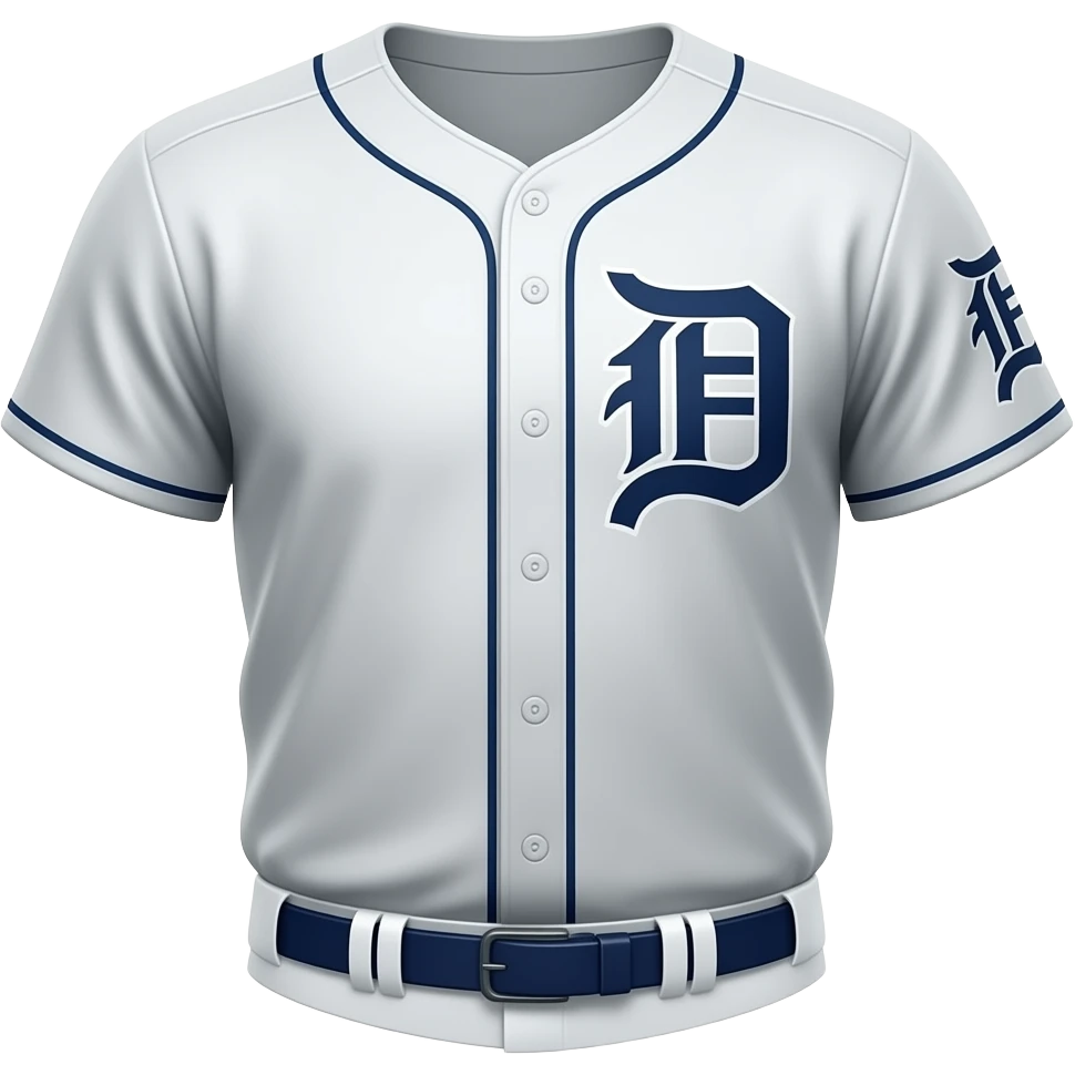 Detroit tigers uniform emoji
