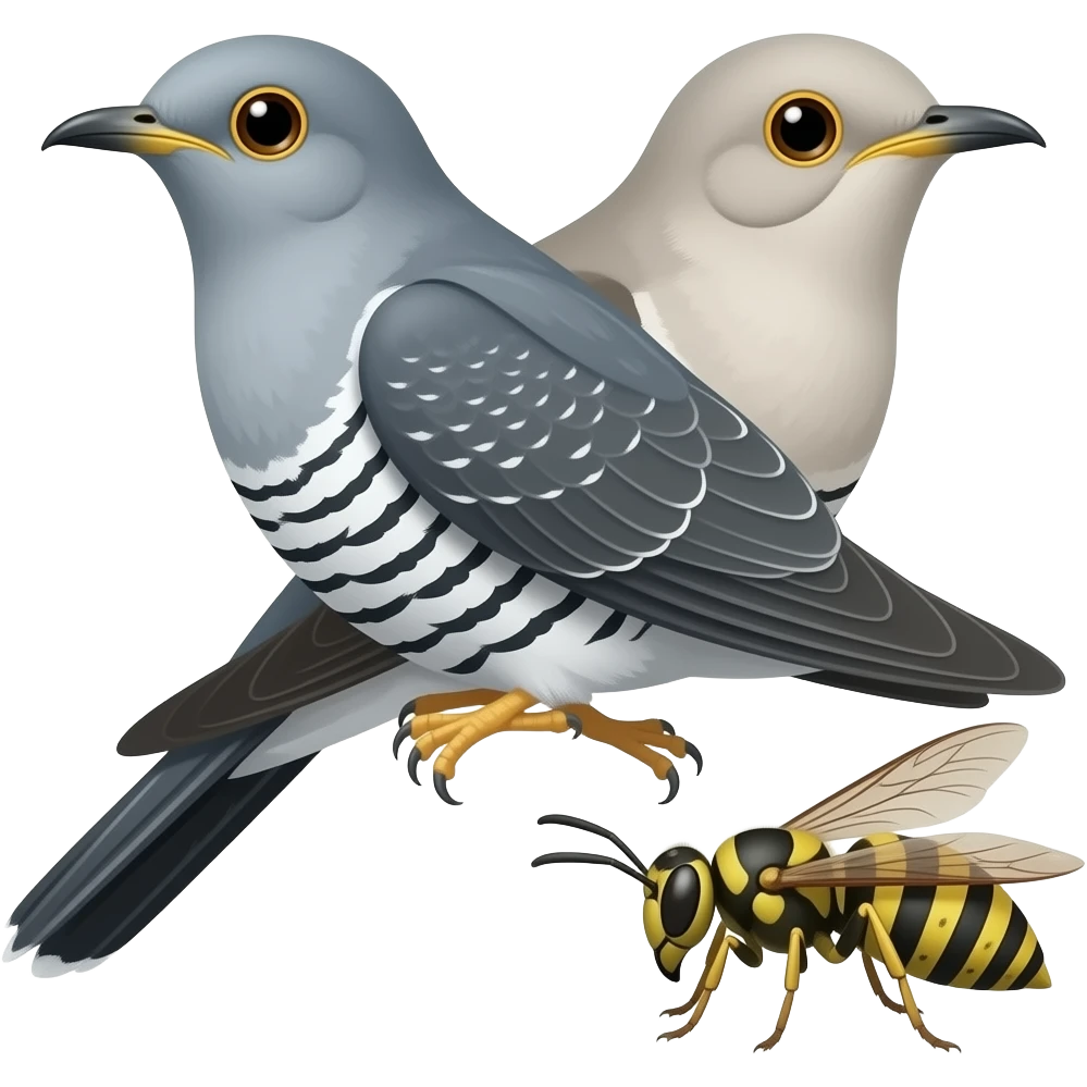 Cuckoos wasp emoji emoji