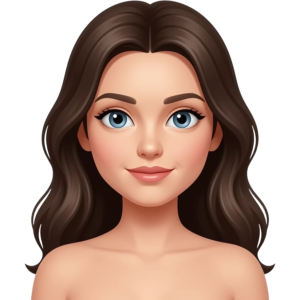 Sexy naked girl tits no but bra emoji