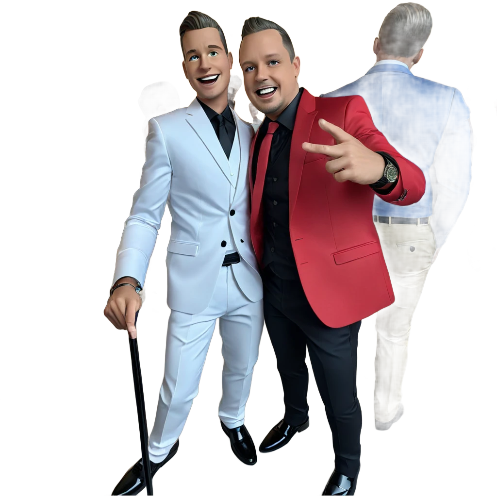 stylish boys in formal wear emoji