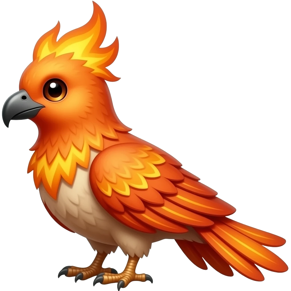 Огонек птичка emoji