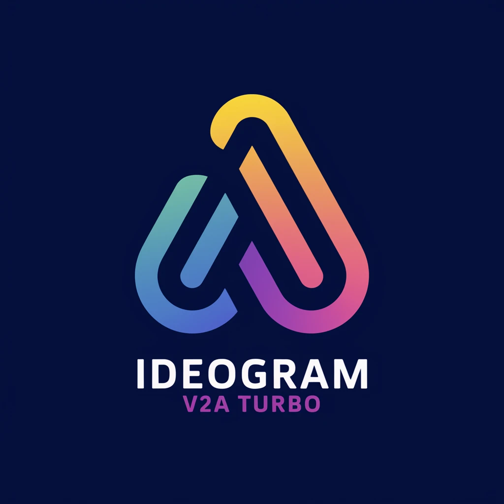 make a colorful logo of "Ideogram V2a Turbo" emoji
