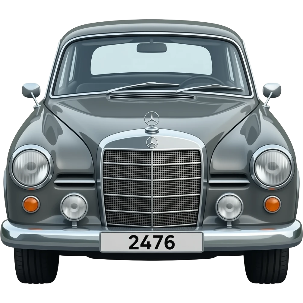 mercedes classic 240 D emoji
