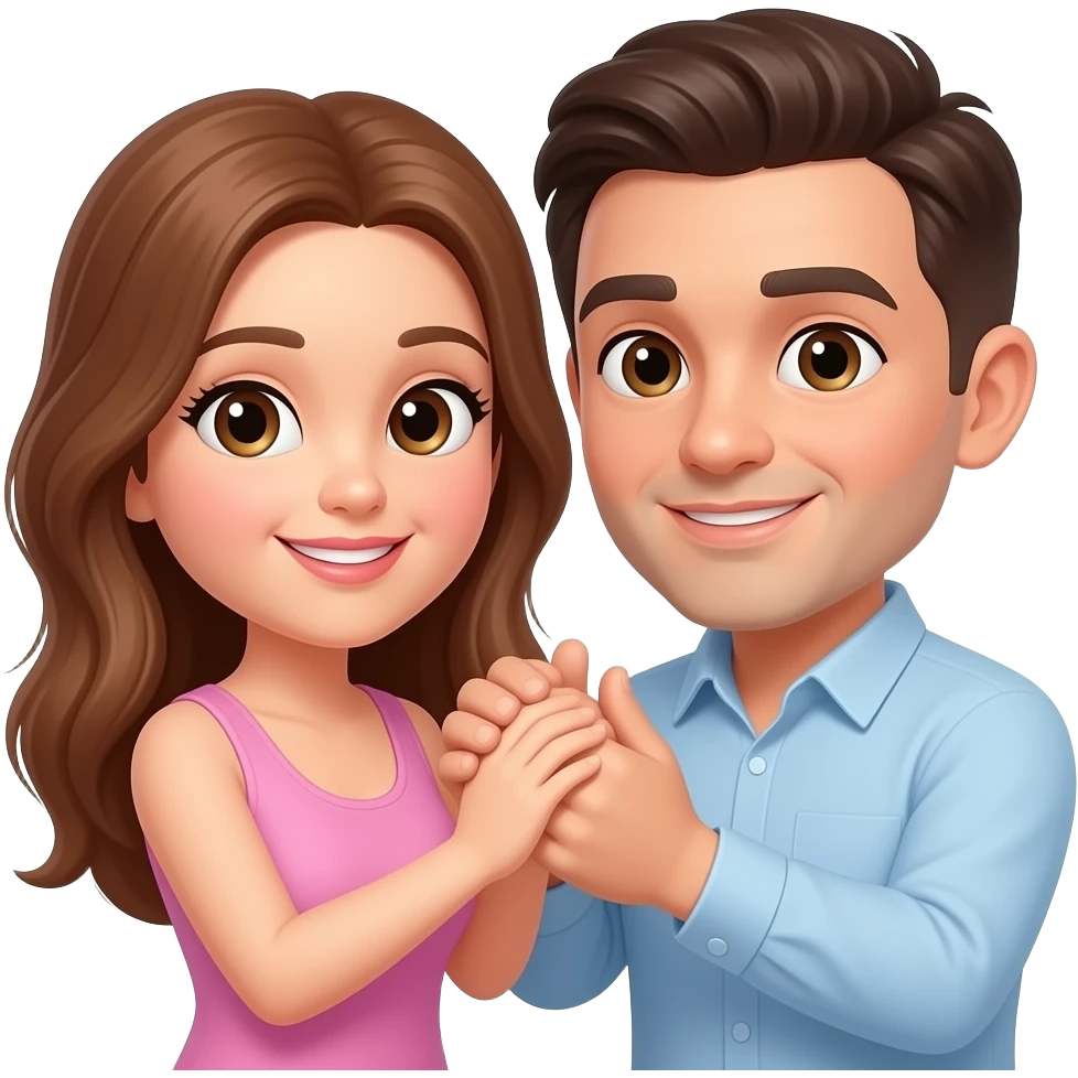 Couple in 69 sec position emoji