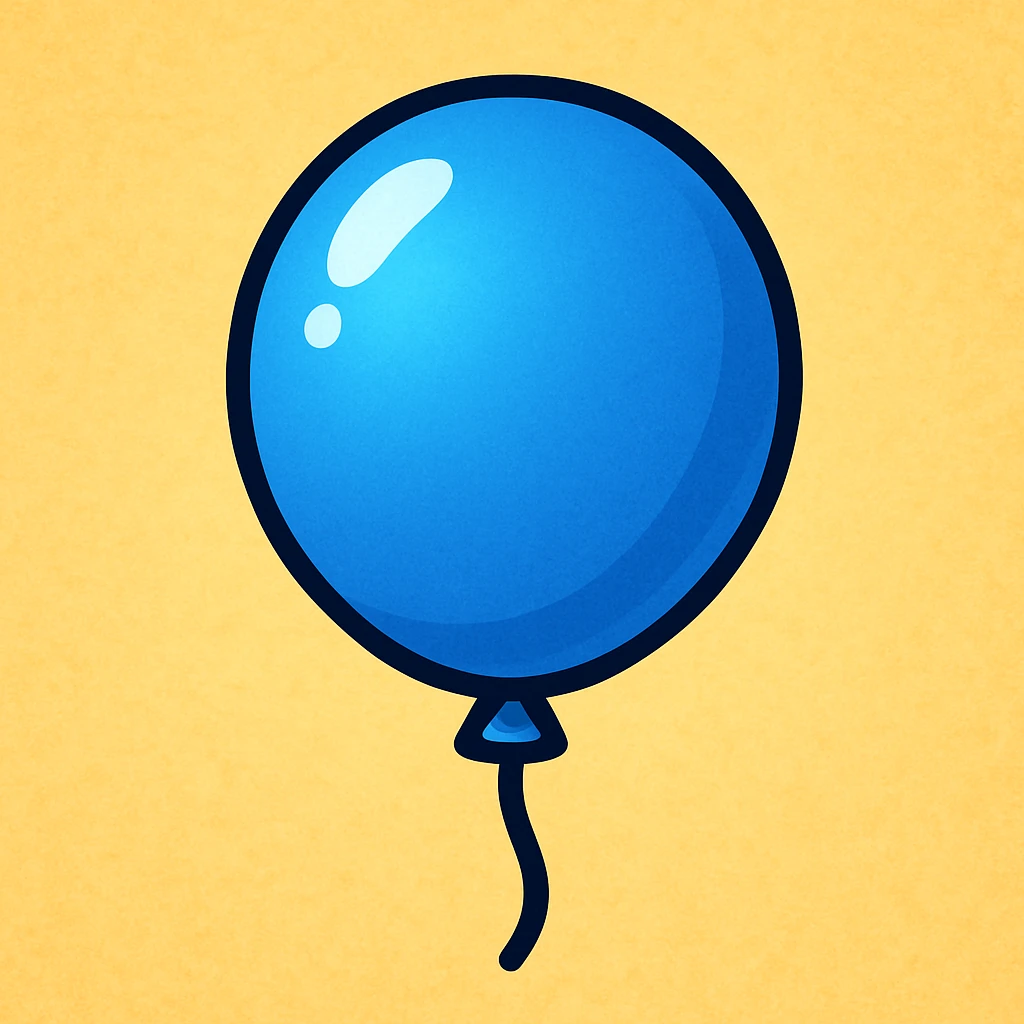 blue balloon emoji emoji