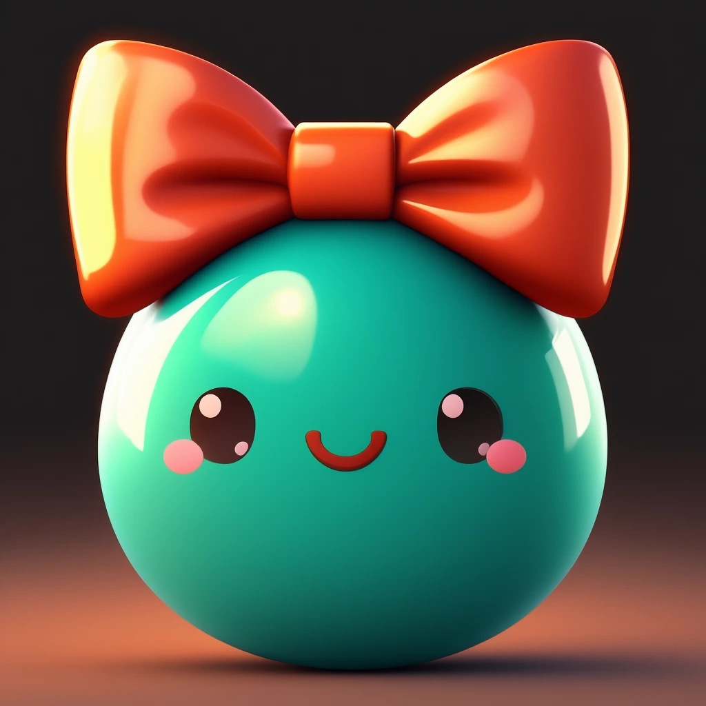 bow emoji, cute and shiny emoji