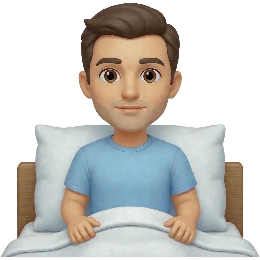 levantandose de la camaç emoji