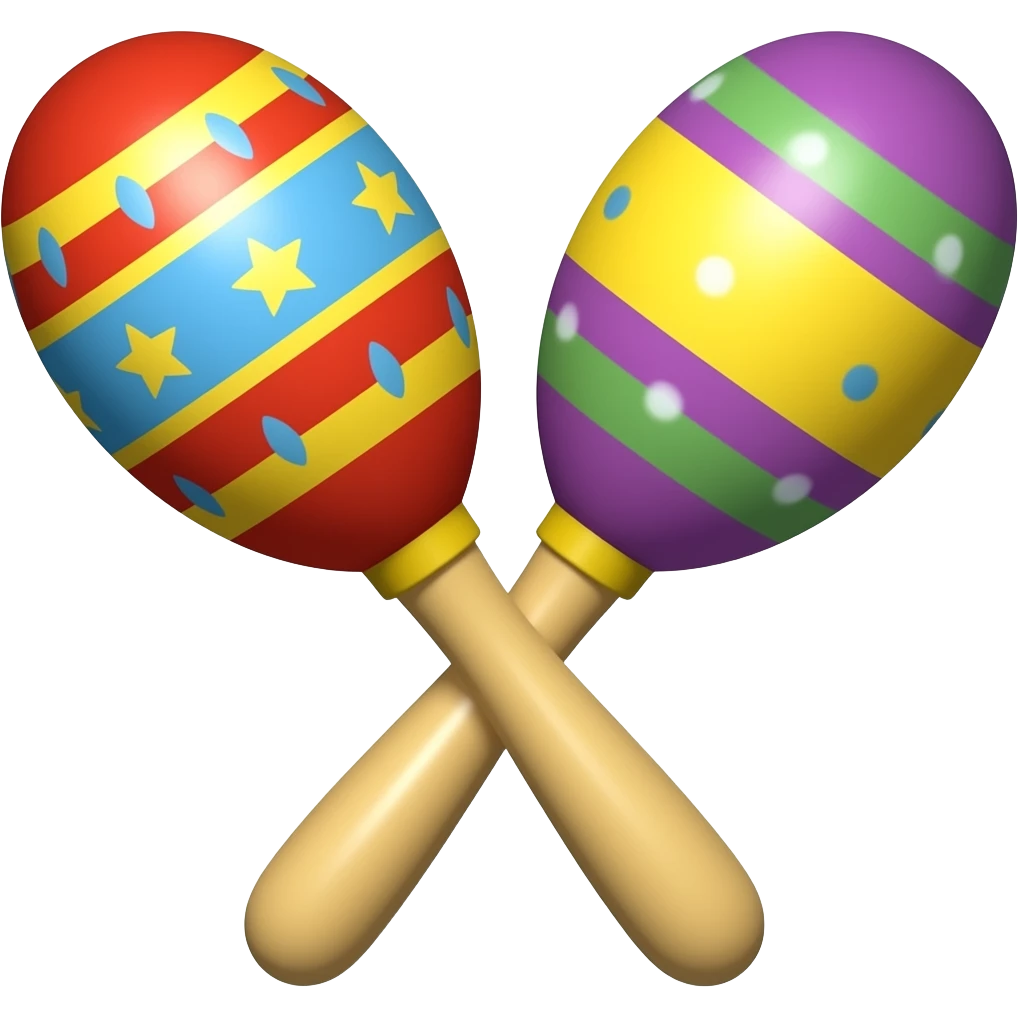 toy maracas emoji