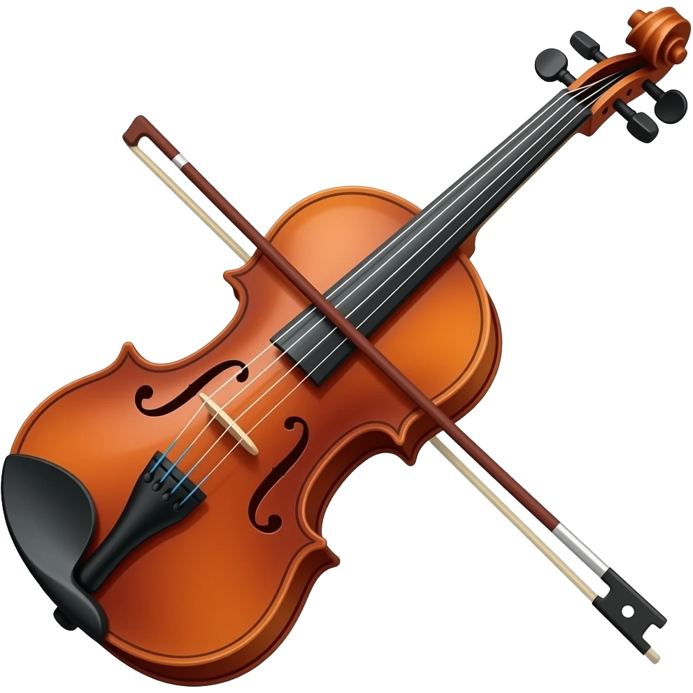 Red violin emoji
