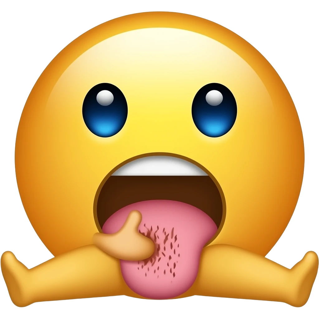 This same emojis.com, naked with big boobs, sitting with legs pregnant com spread apart wide open, and touching her hairy vagina and having an orgasm logo emoji
