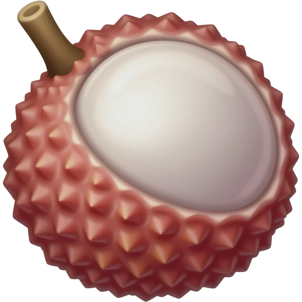 Lychee emoji