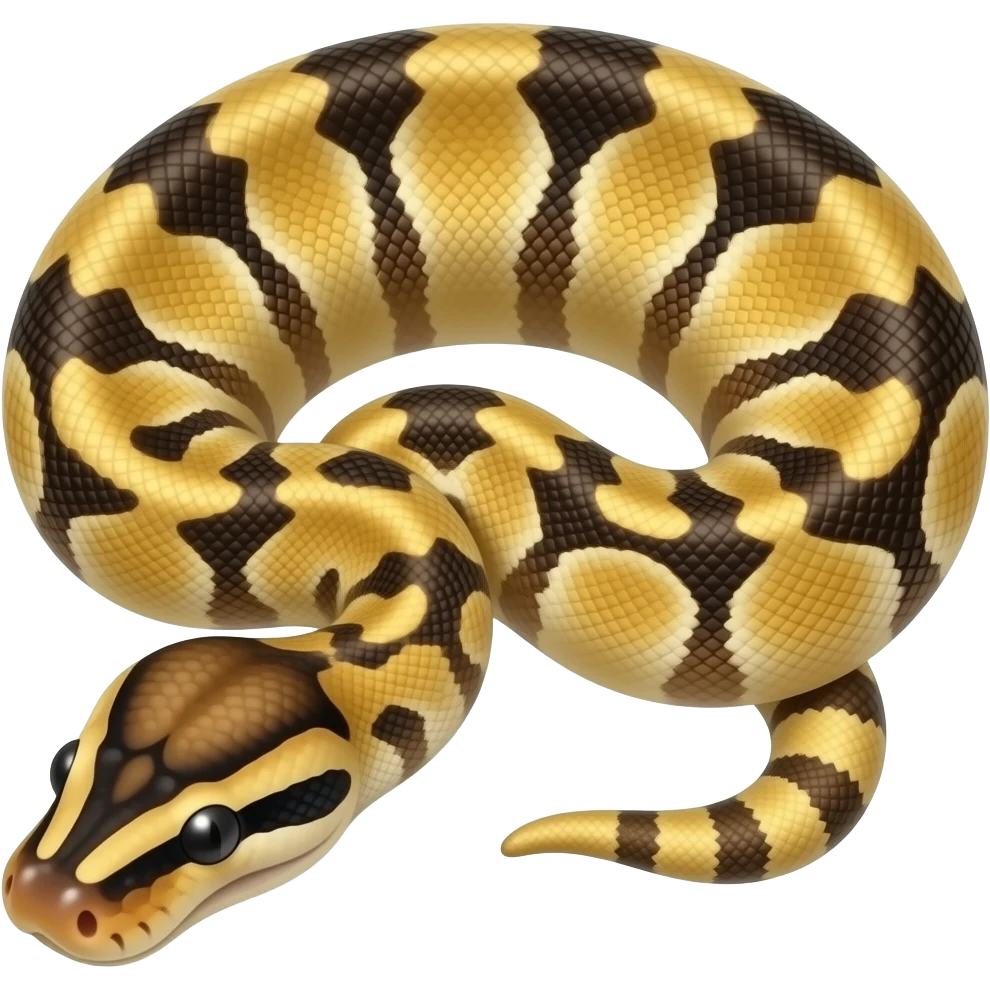 Snake ball python emoji