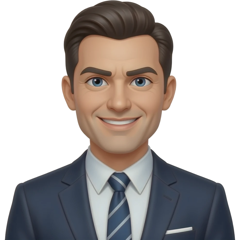 Evil person pretending to be good emoji