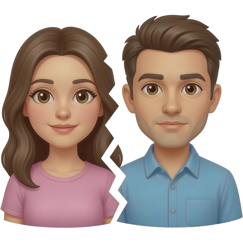 Broken relationship emoji