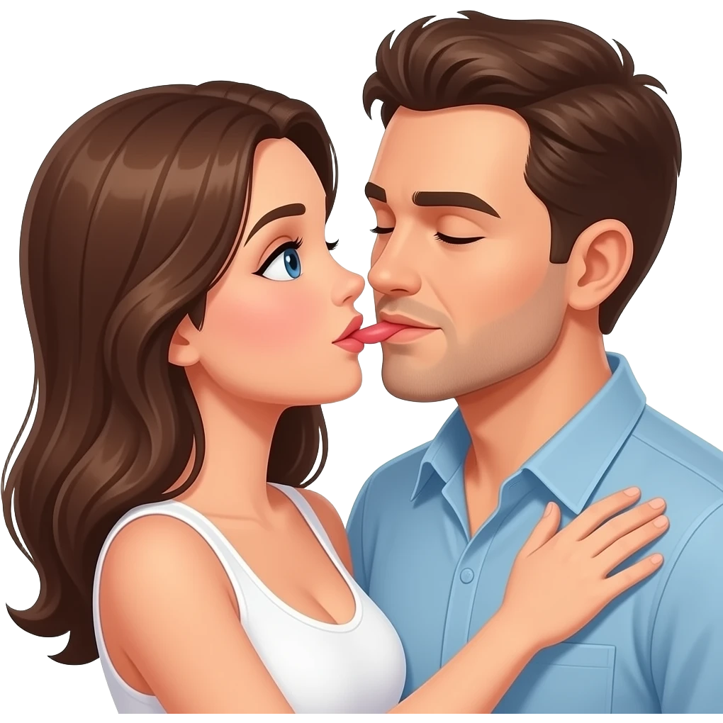 Woman and man fucking emoji