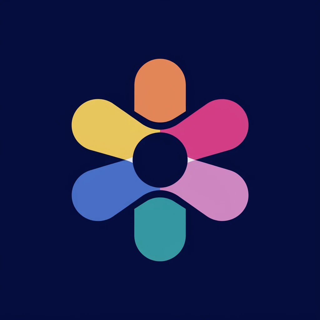 make a colorful logo of "Ideogram V2a" emoji