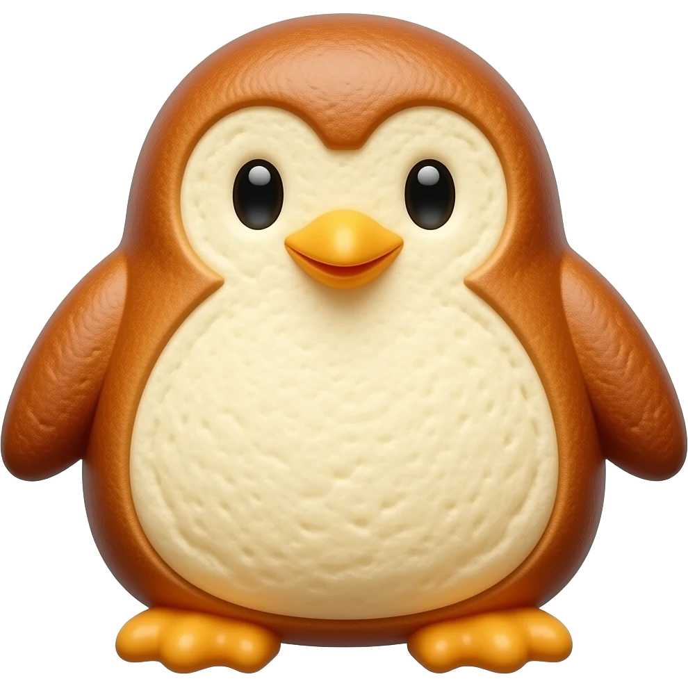penguin bread emoji