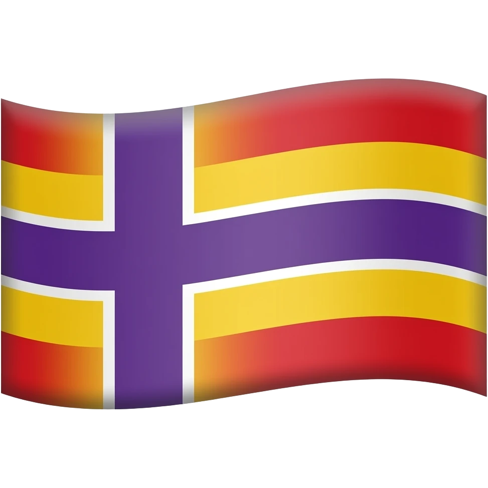 Bandera de la segunda república española similar a este emoji pero con la banda morada 🇪🇦 emoji