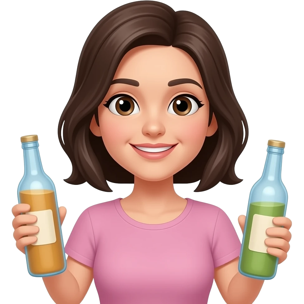 female Holding Bottles emoji
