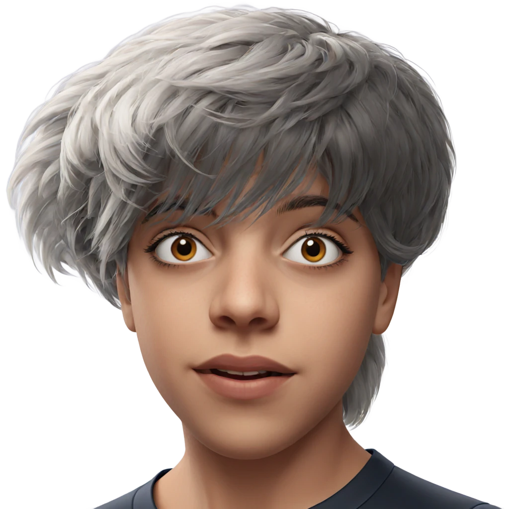 realistic portrait of girl emoji