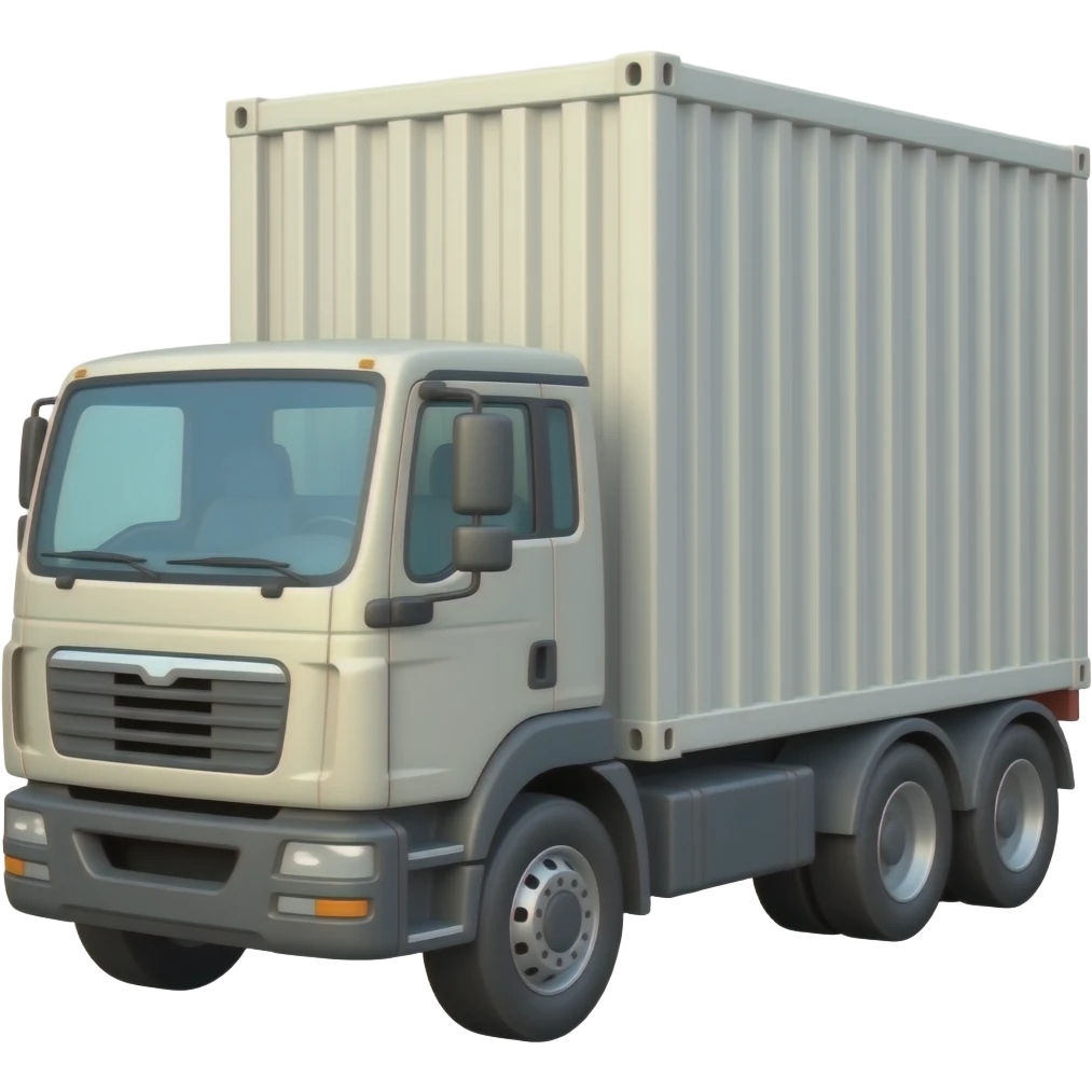 Truck without a container emoji