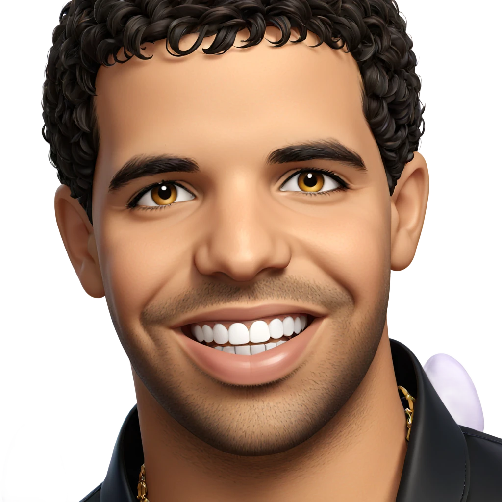 smiling boy with jewelry emoji