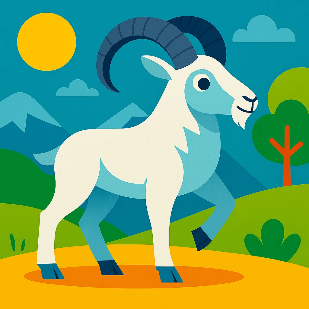 Mountain goat emoji