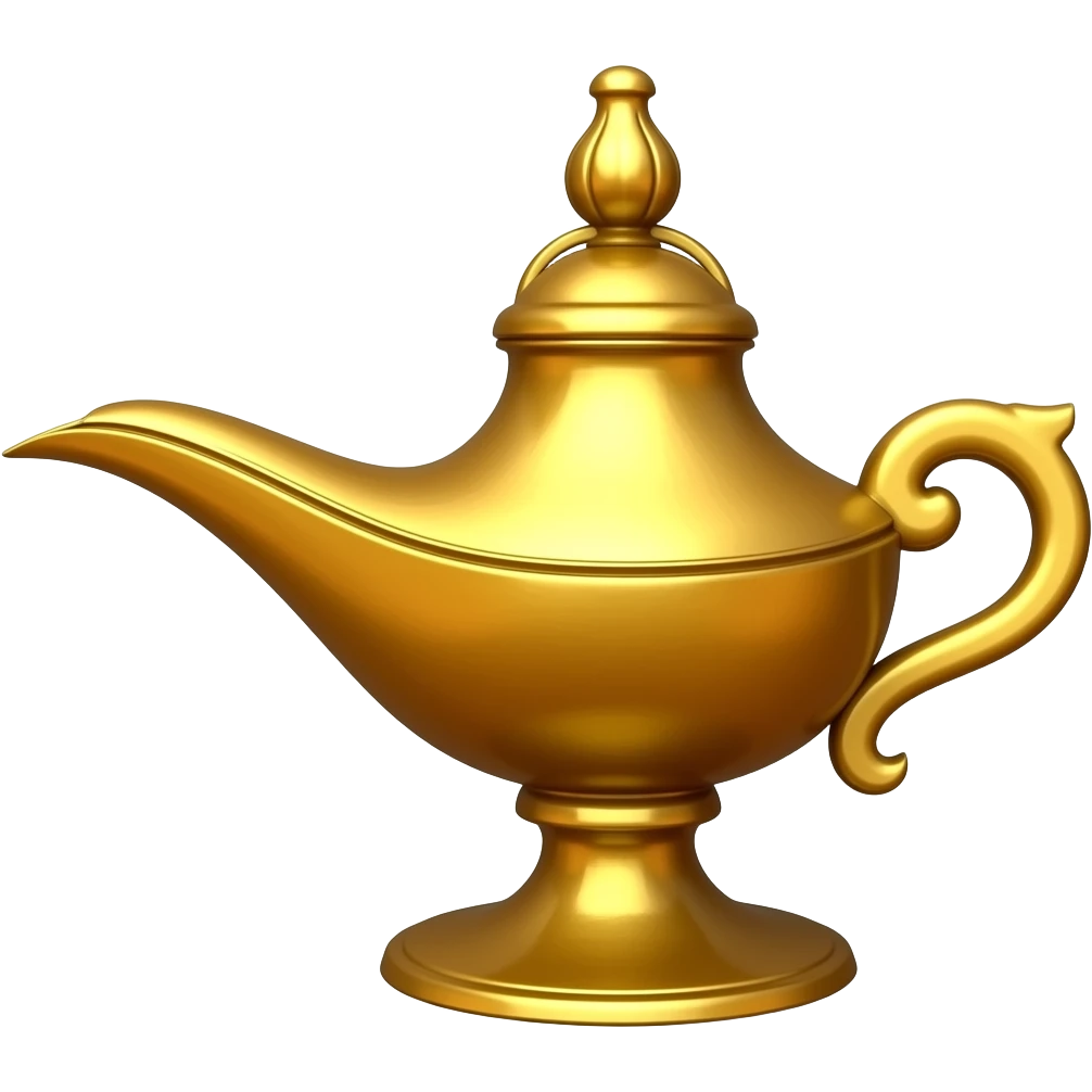 Emoji lâmpada mágica emoji