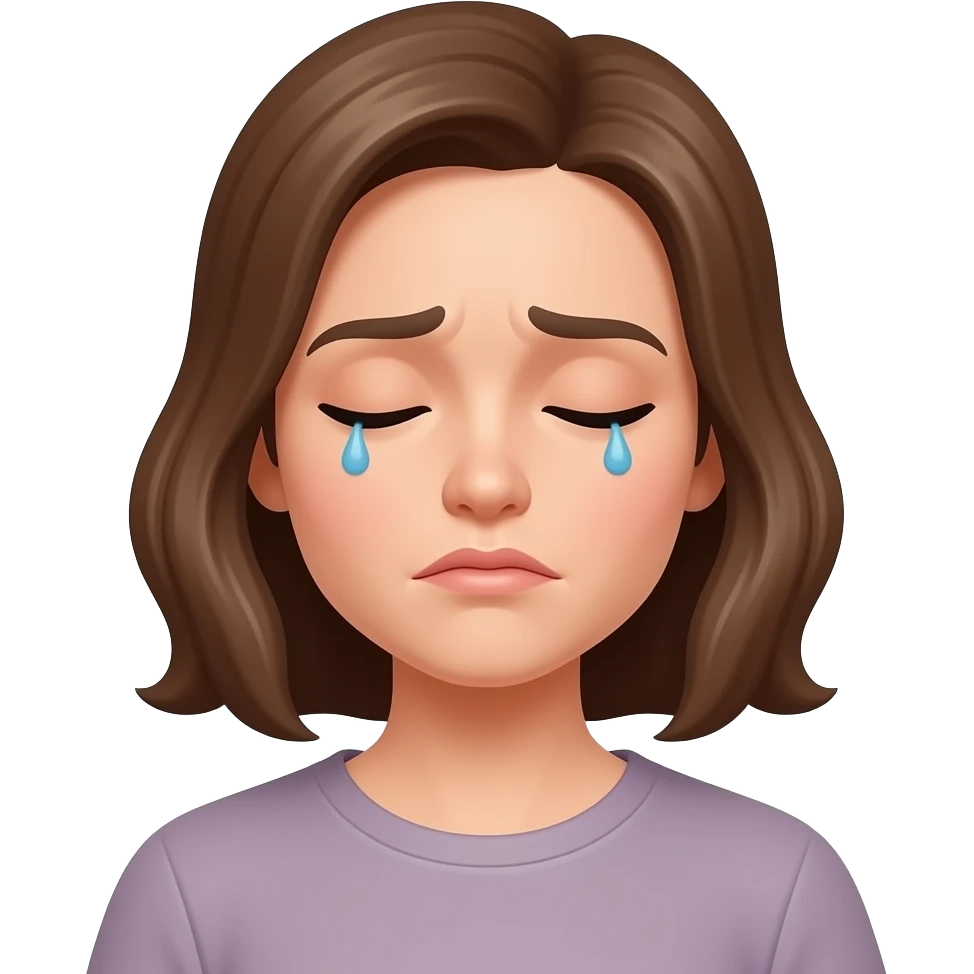 mujer cansada exhausta con sueño emoji