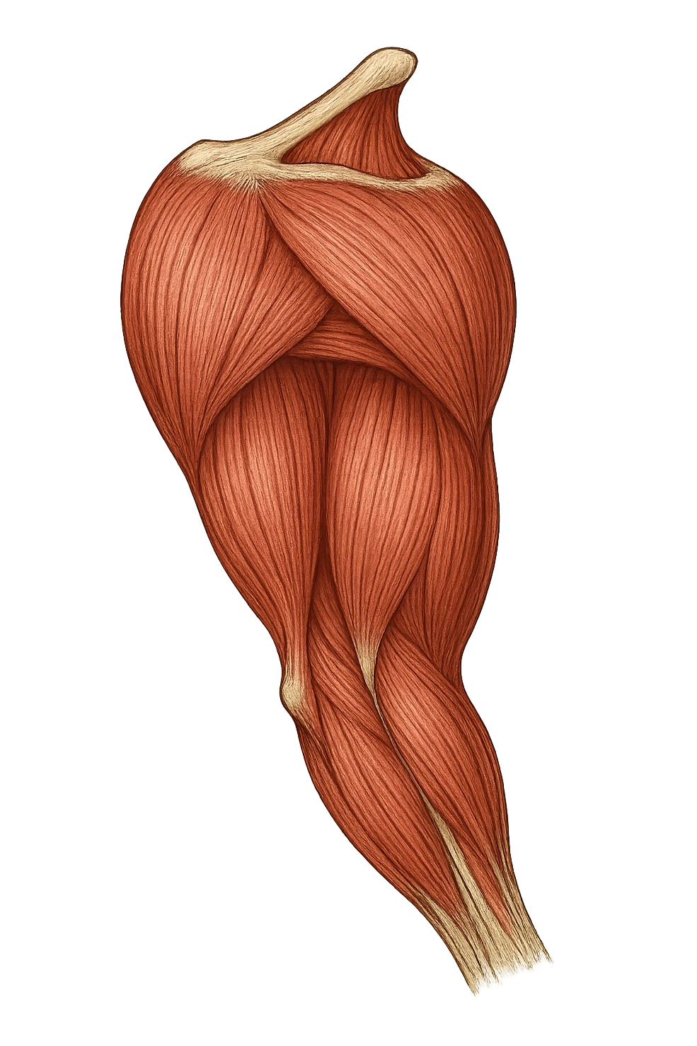 tricipite visto anatomicamente  emoji