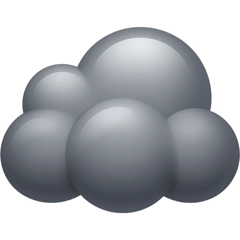 dark cloud clear background emoji