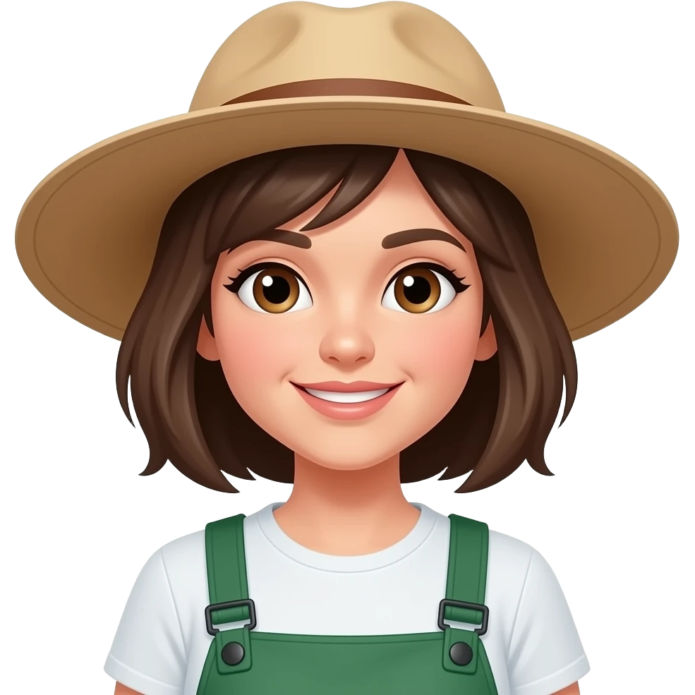 Gardener female pretty emoji