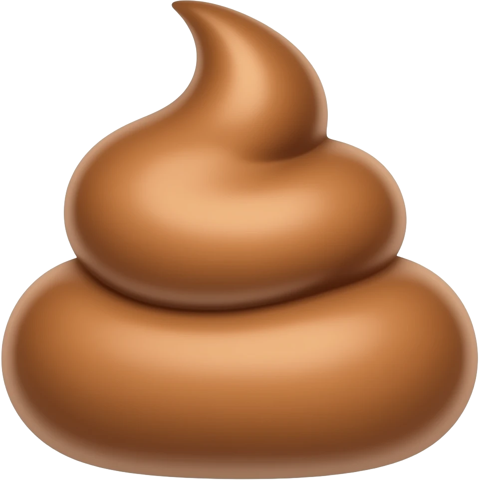 Naked Woman poop emoji