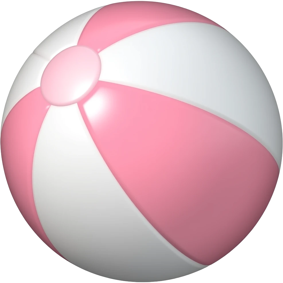 pink beachball emoji