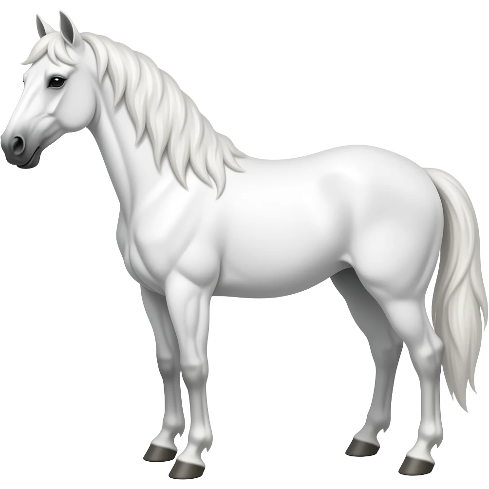 White horse emoji