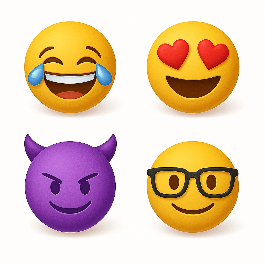 change glasses from transparent to black  emoji