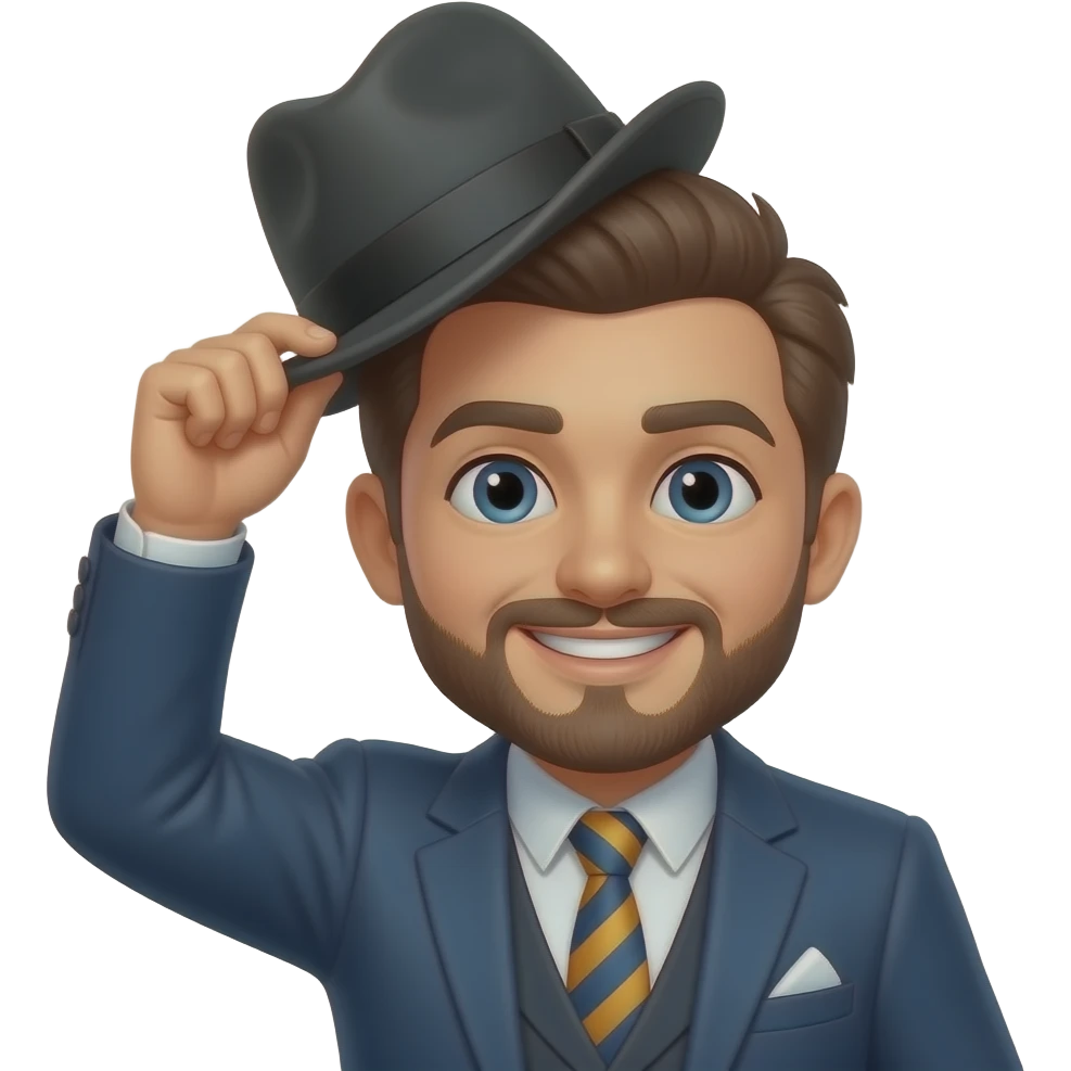 Tip of the hat to you sir howdy emoji