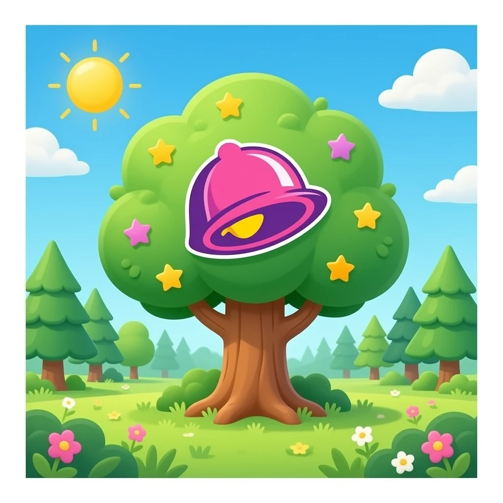 Taco bell pinkfong wonderstars forest emoji